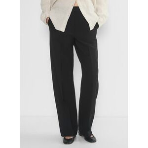 Babaton Aritzia High Rise Black Agency Pants Size 8